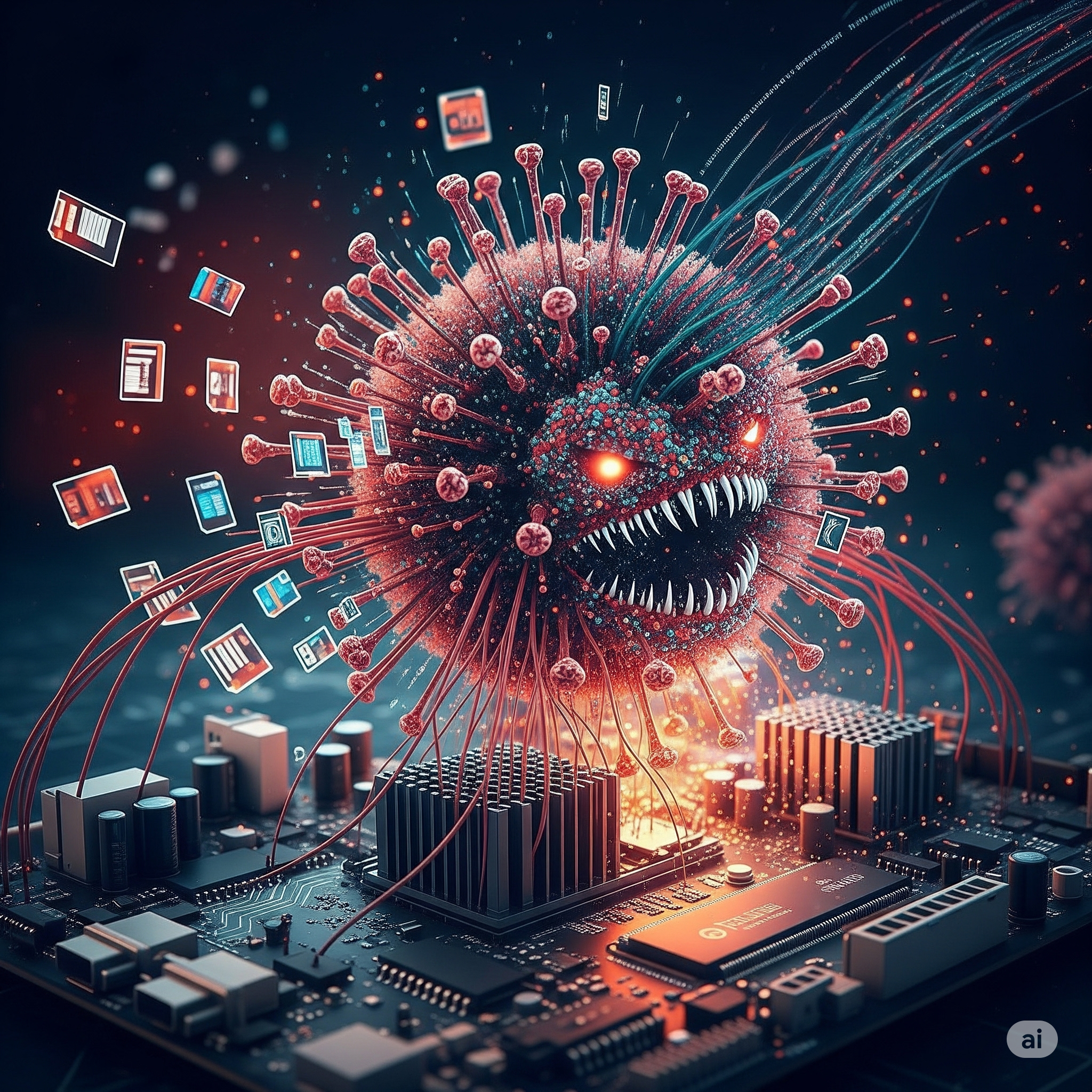 Infeksi Virus atau Malware
