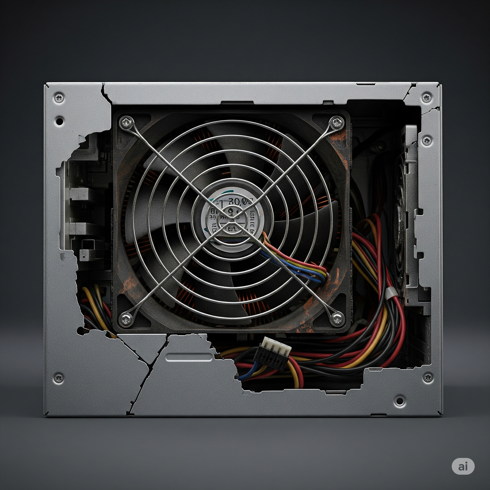 Kerusakan pada Power Supply Unit (PSU)
